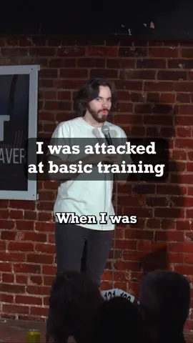A post by @ben_brainard on TikTok caption: I was personally attacked during basic training... (full special is streaming now) Come see me live: 6/8: Honolulu, HI 7/17: Richmond, VA 7/24-26: Washington, DC 7/20: Baltimore, MD 7/23: Philadelphia, PA 8/14: Hartford, CT 8/29: Albany, NY 9/4: Buffalo, NY