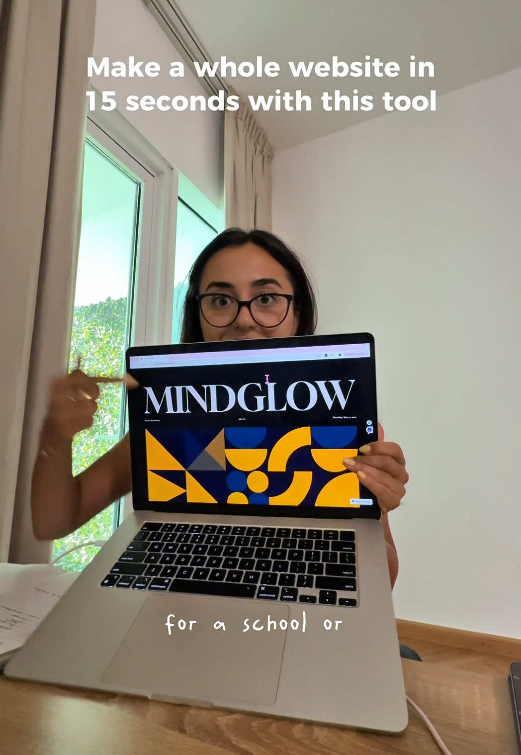 A post by @itsangelicageorges on TikTok caption: How can something this cool take such little time? #sponsor You gotta try @Framer #buildwithframer #framerpartner 