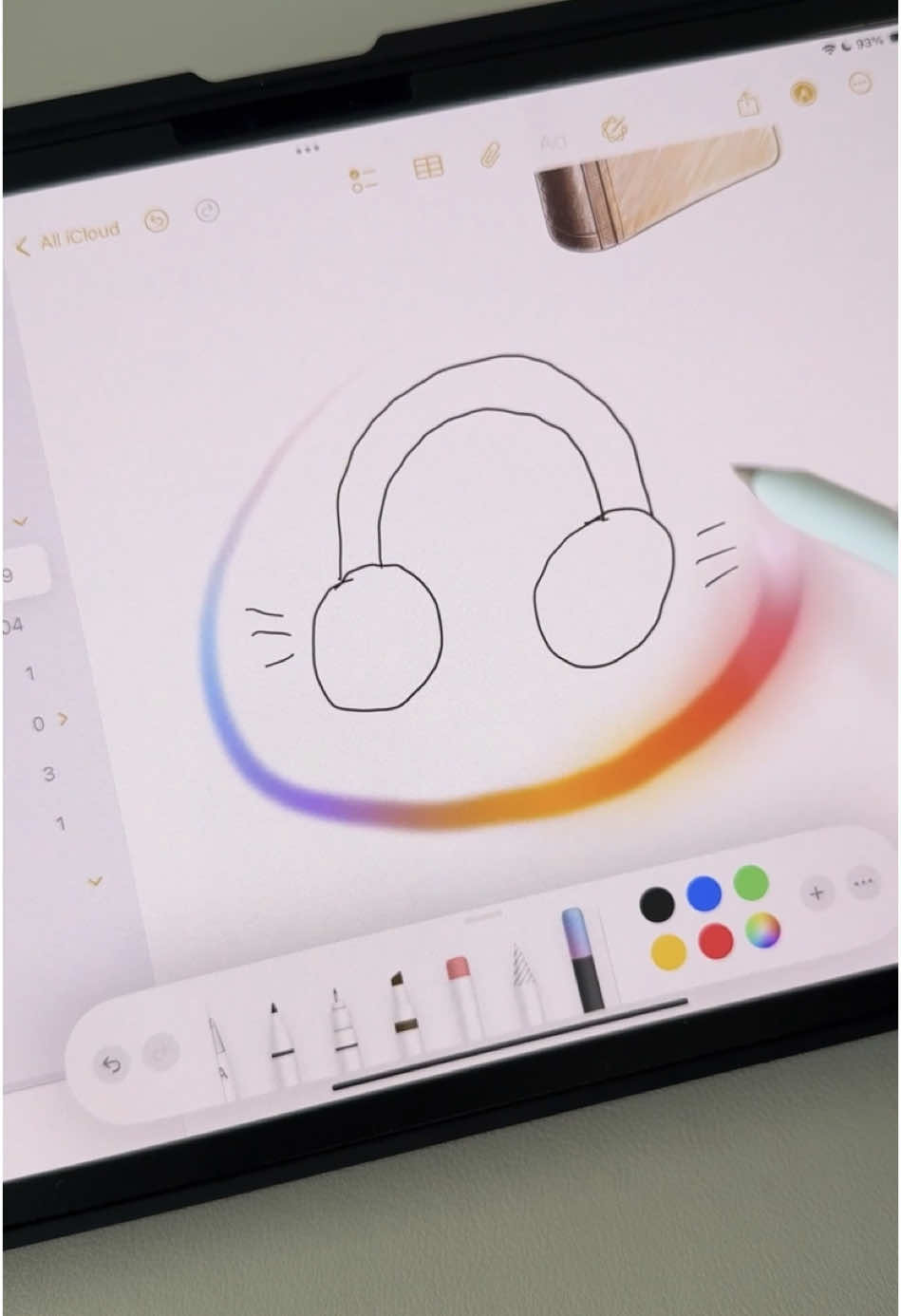 A post by @apple on TikTok caption: @Allie Marie brings her imagination to life with Apple Intelligence on iPad.🎨 Here’s how ⬇️ • Create rough sketches with Apple Pencil in the Notes App. • Circle and describe what you want the image to be. • Transform sketches into reality with Image Wand and easily add them to any note. Created by @alliemariedigital. Shared by Apple. Music: “Spiraling" by @mntra, Victoria Rae #AppleMagic #iPad #ImageWand #AppleIntelligence