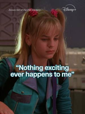 A post by @disneyplus on TikTok caption: We would give anything to join Zenon on her adventures. Stream Zenon: Girl of the 21st Century, a #DisneyPlusThrowback, only on #DisneyPlus.