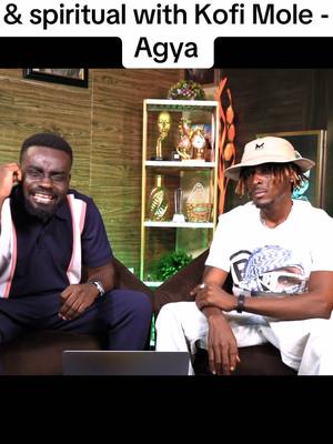 A post by @codemicky on TikTok caption: Code Micky gets emotional & spiritual with Kofi Mole - Agya