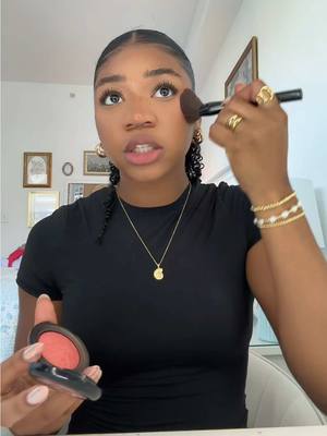 A post by @macandthecheesyy on TikTok caption: i didn’t end up smiling with my teeth and i regret it 😞 #makeup #style  #makeuptutorial #grwm #makeuproutine @Estée Lauder @Saie @Kosas @NYX Professional Makeup @Huda Beauty 