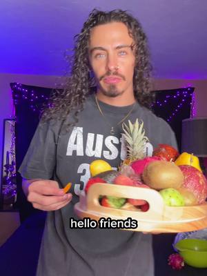 A post by @cainkerner on TikTok caption: Lets goo!!! Come chill and snack on some #fruit with us! #fruitforthought 