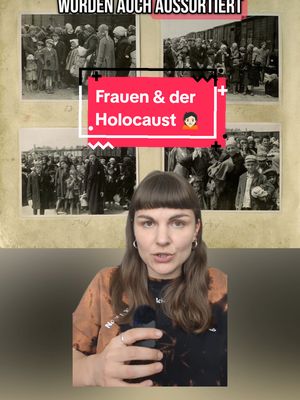 A post by @keine.erinnerungskultur on TikTok caption: Zyklon B hat keinen Unterschied zwischen männlichen und weiblichen Häftlingen gemacht - die Nazis in einigen Punkten aber schon. 