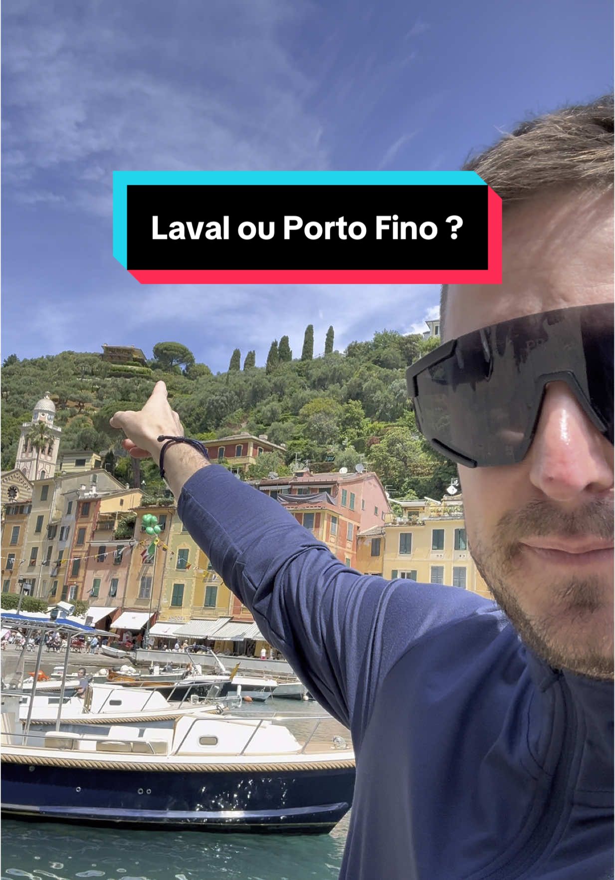 A post by @oliprimeau on TikTok caption: Laval ou Porto fino? 😅 #humour #laval #montreal #italie #pourtoi 