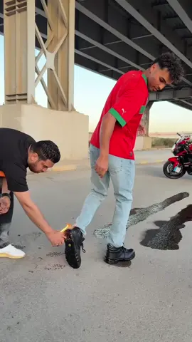 A post by @youneszarou on TikTok caption: Streets in Egypt 🇪🇬 are on fire 🔥 // don’t try this at home  #yzfamily 