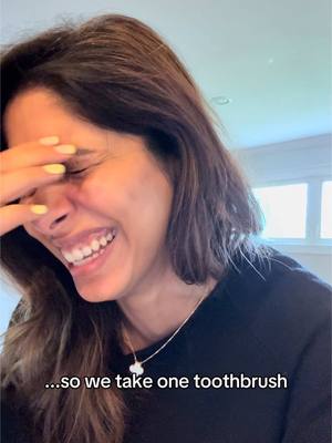 A post by @sheenamelwani on TikTok caption: BRB going to get myself a new toothbrushe! #marriage #funny 