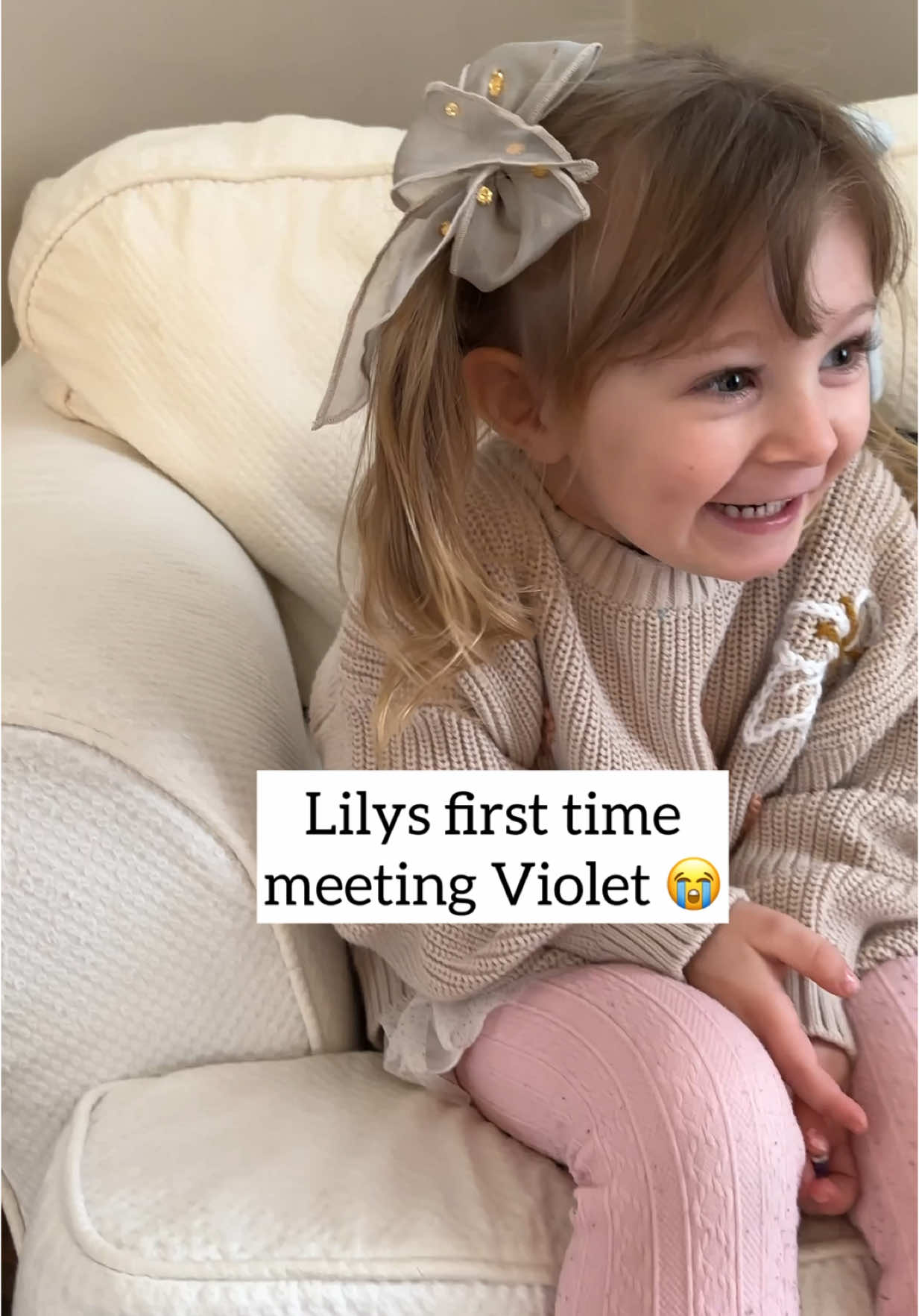 A post by @brittikitty on TikTok caption: My favorite day of my entire life. The first time they met 🥹❤️