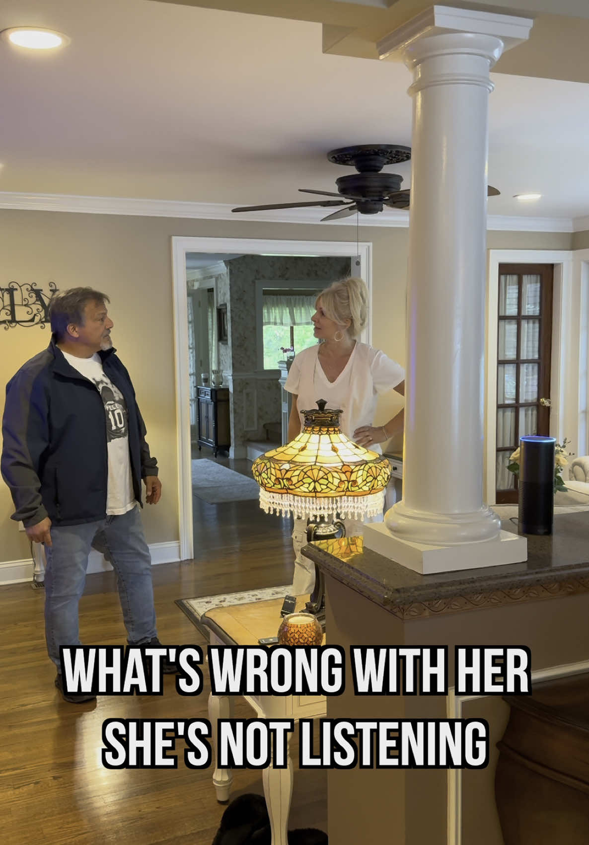A post by @codells on TikTok caption: Dad Savagely Humbles Mom Like A Boss @Al Dente @Donna Sinatra Dalessandro 