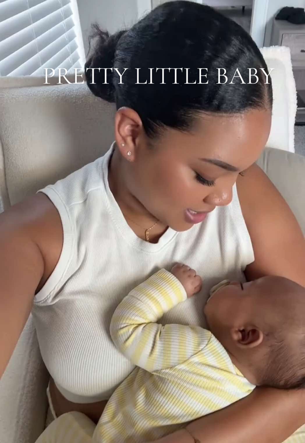 A post by @sheenaabrooks on TikTok caption: I could watch him nap for hours 
