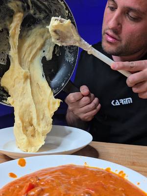 A post by @karimssurvivalkitchen on TikTok caption: Antwort auf @samjr0229 The Best Fufu Ever! #TikTokFood #mukbang #asmr 
