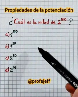A post by @profejeff on TikTok caption: ¿Cómo lo harías tú? #profejeff #matematicas #aprendeentiktok #retomatematico #lomaximo #algebra 