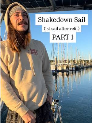 A post by @sailing_songbird on TikTok caption: Part 1 of Songbird’s Shakedown Sail ⬇️  A shakedown sail is what we call the first sail after a big refit. During this sail, we are on high alert for things to go wrong, and for untested equipment to fail.  This is the very first sail that Lexi has gone on as well so the day is full of unknowns for her.  Check out Part 2 when we get that posted!