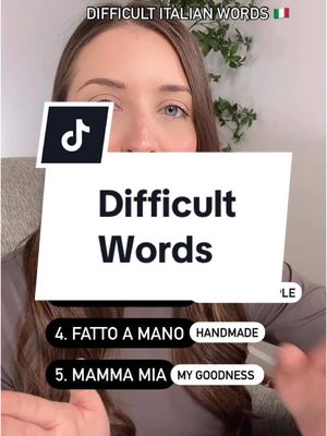 A post by @italianmatters on TikTok caption: #learnitalian #learn #italianlesson #italian 