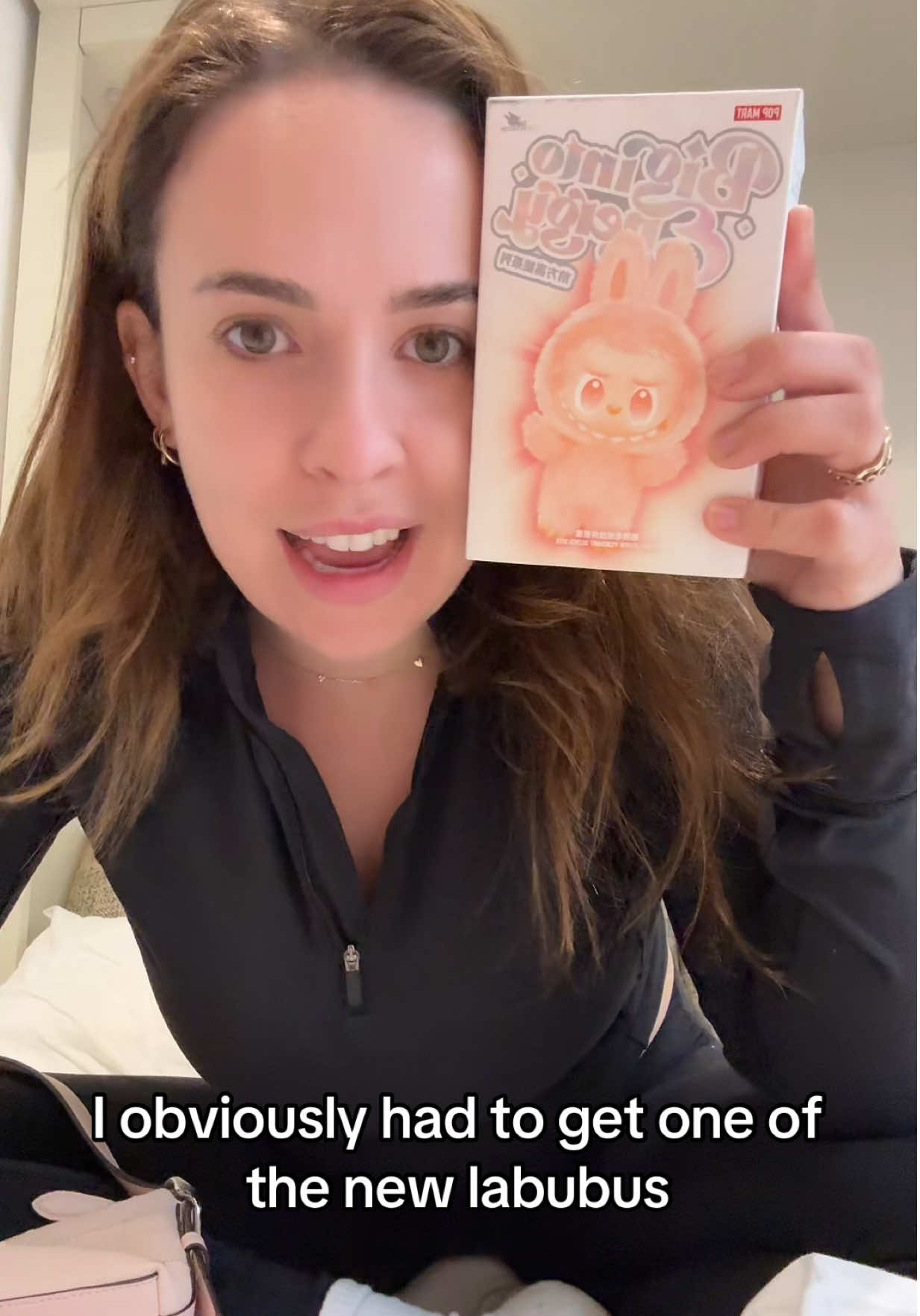 A post by @famous4mypersonality on TikTok caption: Labubu unboxing 🥰