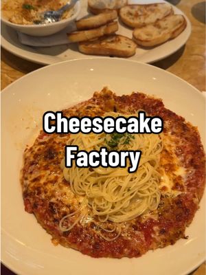A post by @thejspot1310 on TikTok caption: And whoever said Cheesecake Factory isn’t a date 😭 girl don’t PMO anymore! that bill was over $100!! #whatieatinaday #cheesecakefactory 