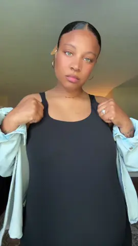 A post by @victoria_danyelle on TikTok caption: 33 weeks pregnant and i love this outfit. 
