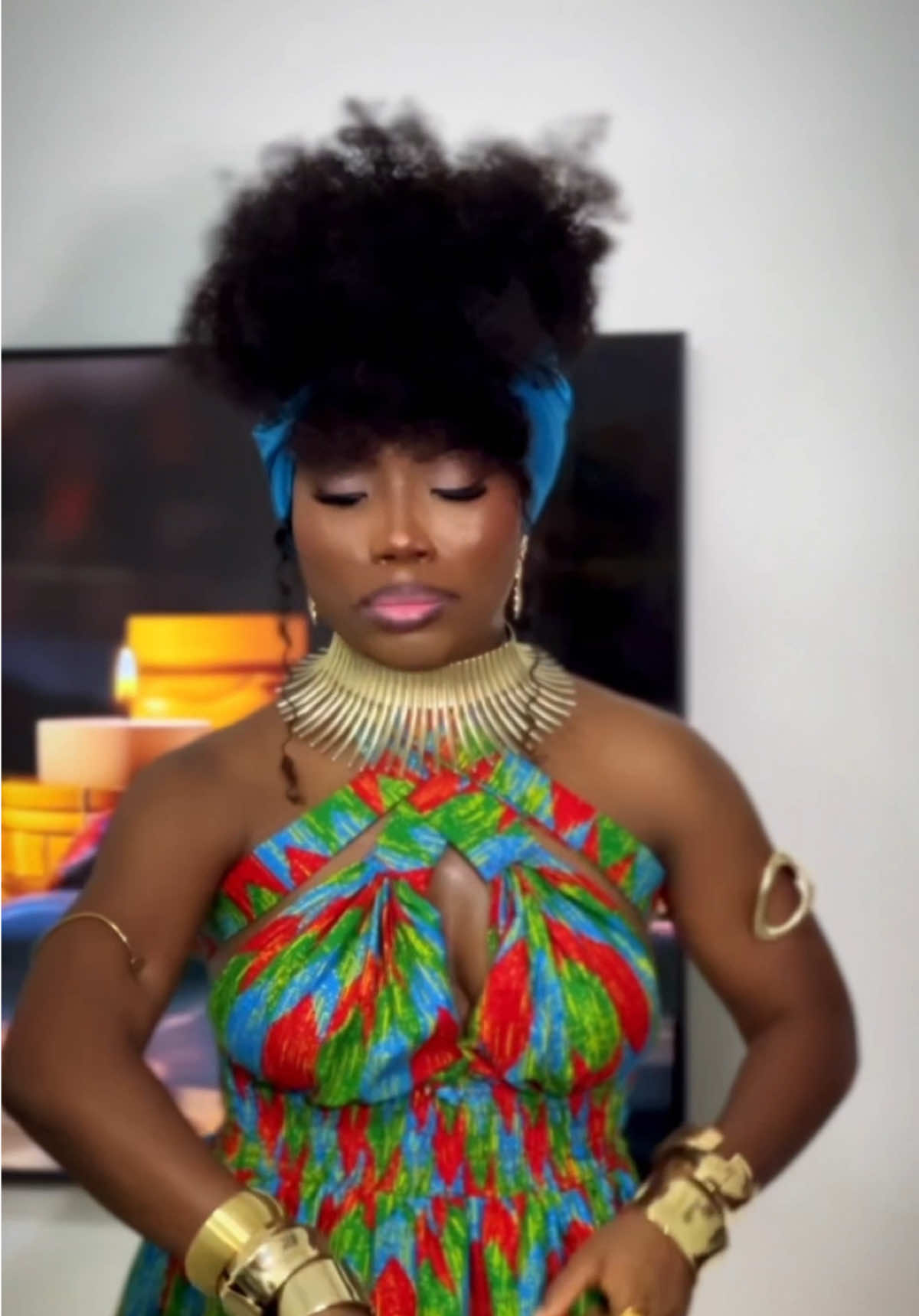 A post by @erkuahofficial on TikTok caption: I’m so proud to be an African ❤️🙌🏽  Celebrating Africa Day with music that unites us all! 🎶🌍 I’m bringing our rich culture to life through sound and rhythm, an idea inspired by Meta AI 🎵. How are you celebrating? Try it out with Meta AI!✨ #MetaAfrica #AfricaMade #Facebook #erkuahofficial  