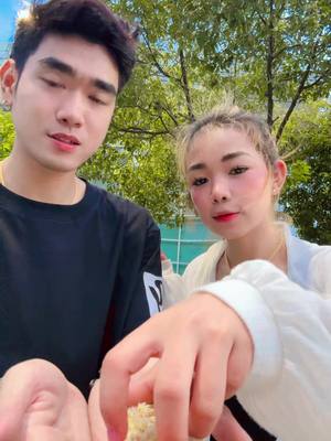 A post by @muthaethae on TikTok caption: အချစ်ခံနေရရော်😍ကိုကြီးကောက်ပေးထားတဲ့ ခရေ ပန်းလေး😍@Oo Naing🍉🍉(Thae)👩‍❤️‍👨 