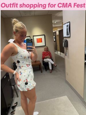 A post by @bethannebrice on TikTok caption: I loved that🥹🩵 Productive 5 hours spent in @Nordstrom Outfit shopping for CMA Fest + vacay in a few weeks✈️ #cmafest #cmafest2025 