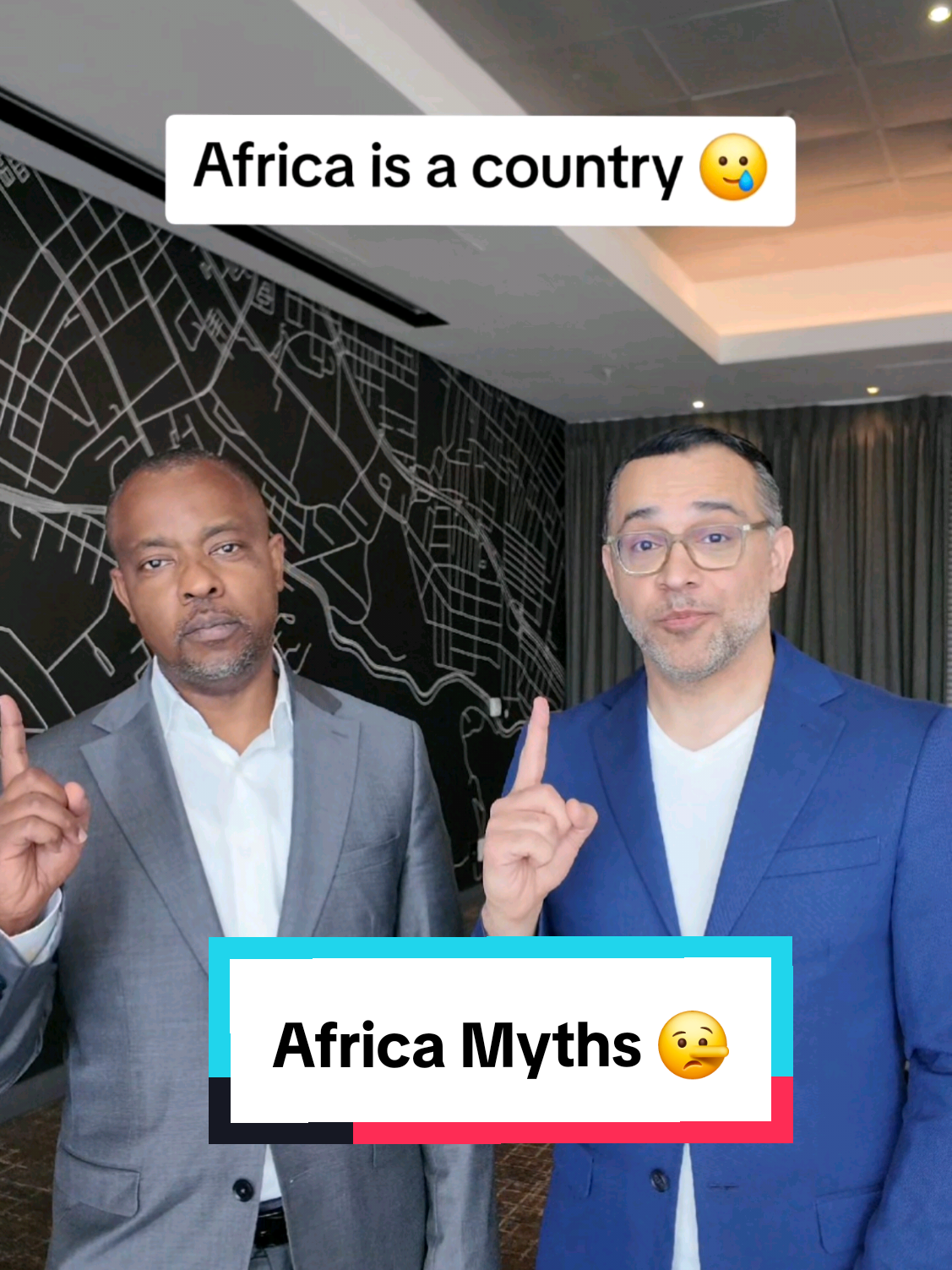 A post by @doctor.siya on TikTok caption: Busting Africa Myths 🤥 with Gates Foundation Africa CEO, Dr Paulin Basinga 🙌🏼 Happy Africa Day everyone! 🌍 Explanations ⬇️ 1. Africa is a continent, not a country — with 54 countries in it.⁣ ⁣ 2. We don’t ride elephants 🥲 we use cars, buses, and bikes like everyone else.⁣ ⁣ 3. No, we don’t get WiFi from trees 🫠 we have real internet, even 5G.⁣ ⁣ 4. There’s no language called “African” 🤥 we speak over 2,000 real languages.⁣ ⁣ 5. Healthcare isn’t always expensive .. many places have free or low-cost clinics.⁣ ⁣ 6. You won’t see lions walking in the streets 😅 wild animals stay in reserves, not cities. #KnowAfrica #AfricaMonth #Educate #Myths 