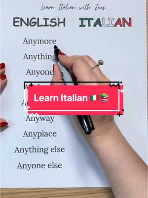 A post by @ines.tutoring on TikTok caption: Learn Italian 🇮🇹📚