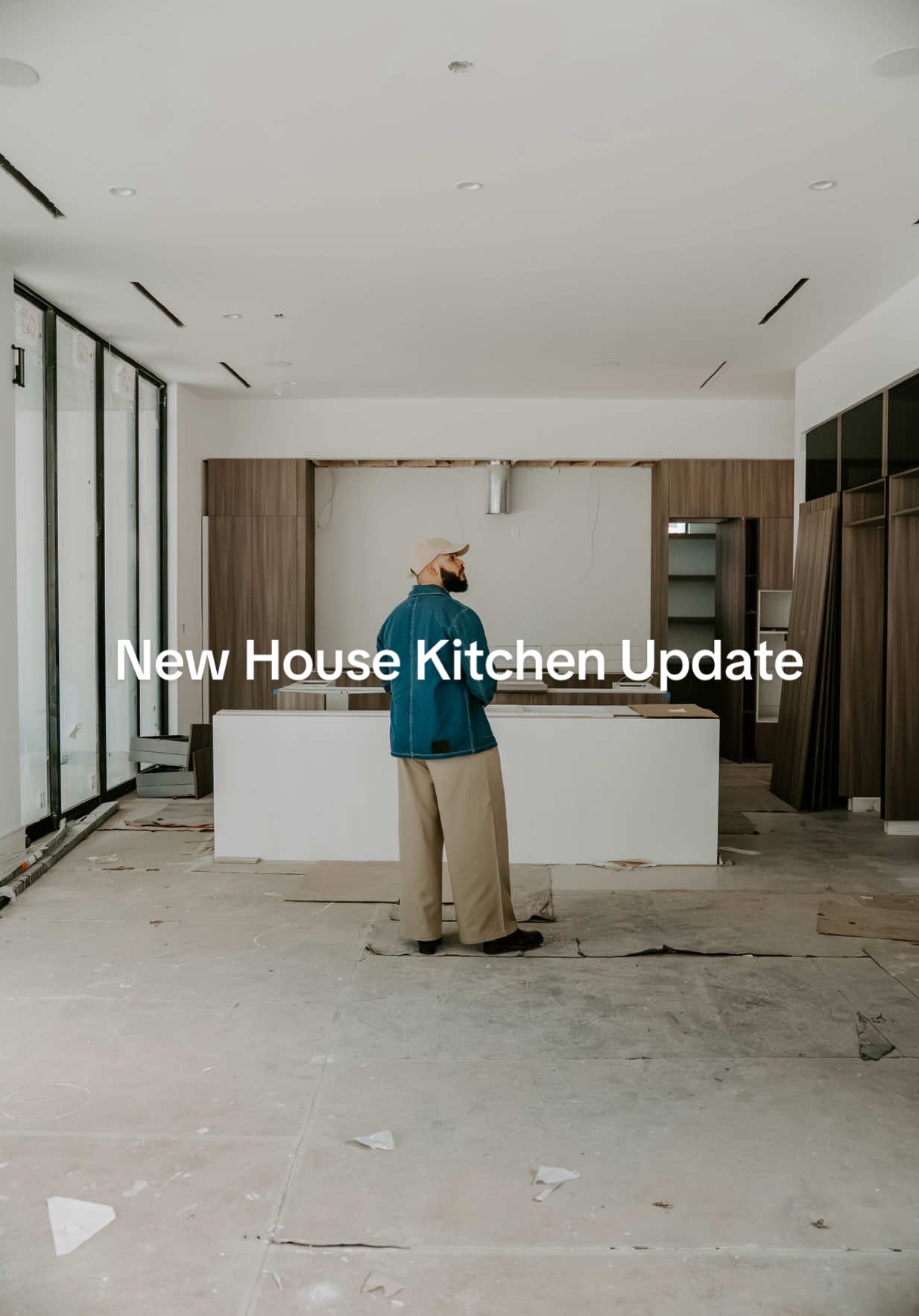 A post by @desmondthechef on TikTok caption: Kitchen tour! Things are finally progressing I will have tons of new updates soon along with stocking and getting everything together! Super excited to share the finish product soon!