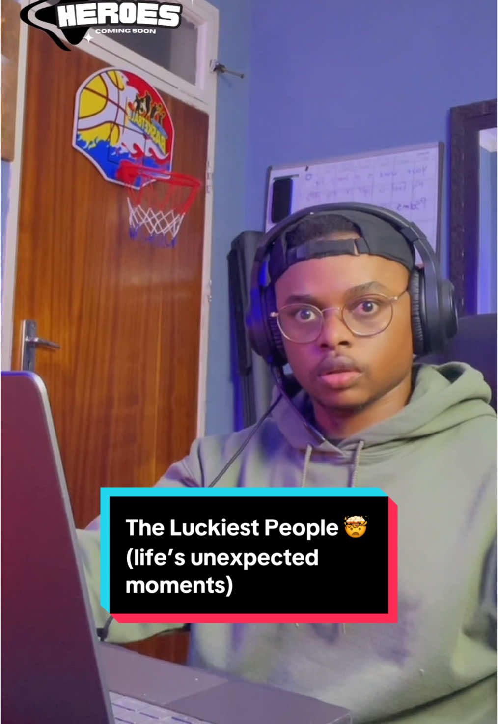 A post by @superherointraining on TikTok caption: The Luckiest People 🤯 (life’s unexpected moments) #luck #how #atevthing #fyp
