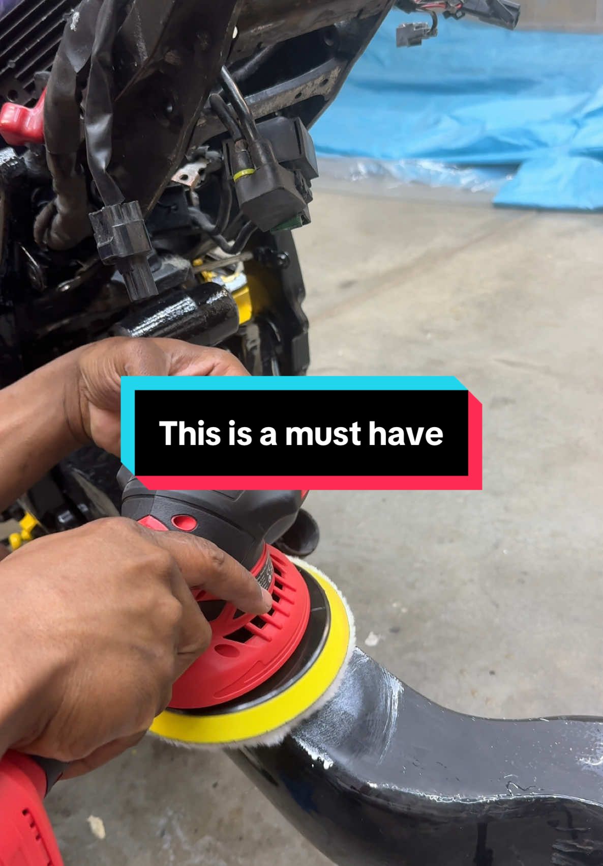 A post by @lifewithcarlos22 on TikTok caption: This Car Buffer Changed My Shine Game! y goodbye to dull paint and swirl marks! This car buffer made my ride look showroom fresh in minutes. Super easy to use, lightweight, and gets professional results without breaking the bank. Follow for more car care tips! #CarDetailing #CarBuffer #ShinyFinish #AutoCare #BeforeAndAfter #DetailingTools #CarHacks