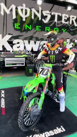 A post by @foxracing on TikTok caption: @Jorge Prado was lookin fresh at Fox Raceway. 🤌 #foxracing #motocross #dirtbikes 