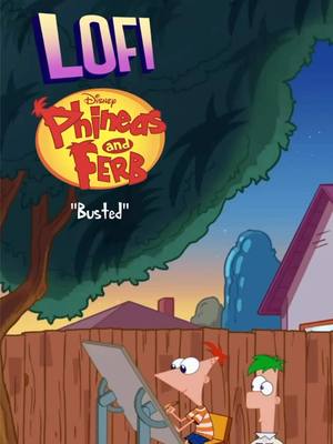 A post by @disneymusic on TikTok caption: You are B-U-S-T-E-D if you haven't listened to the new Disney Lofi: Phineas and Ferb album. Out now wherever you stream music! #PhineasAndFerb is available now on Disney+. The new season premieres June 5 on @Disney Channel and June 6 on @Disney+. #DisneyMusic #DisneyLofi #Phineas #Ferb #DisneySongs #LofiVibes