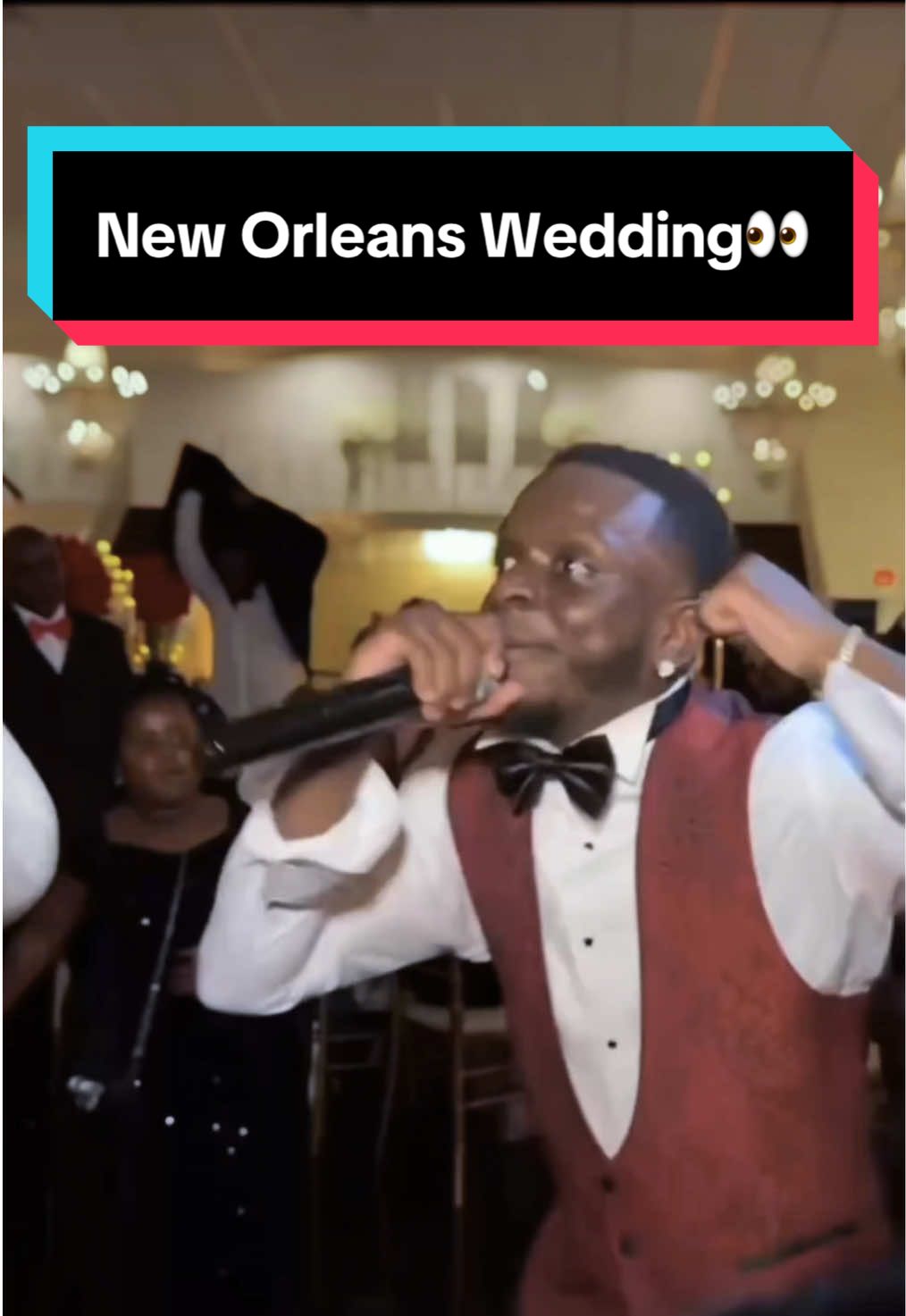 A post by @djbowtie214 on TikTok caption: New Orleans Wedding ViBes with #BowTie #djbowtie #clublivingroom #fyp #fyp #traveldj #weddingday #weddingday #bride #bridesmaid #DjBowTie #weddingtiktok #WeddingSeason #djlife #vibes #groomsmen #BowtieViBes #clublivingroom #weddingday #BowtieViBes #fyp 