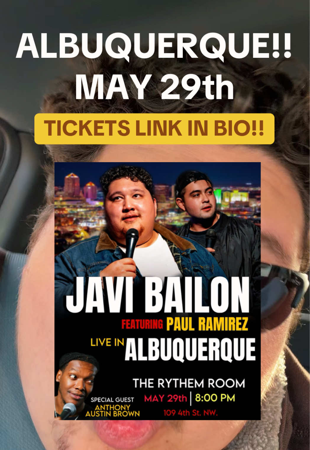 A post by @javibailoncomedy on TikTok caption: #fyp #funny #comedy #foryou 
