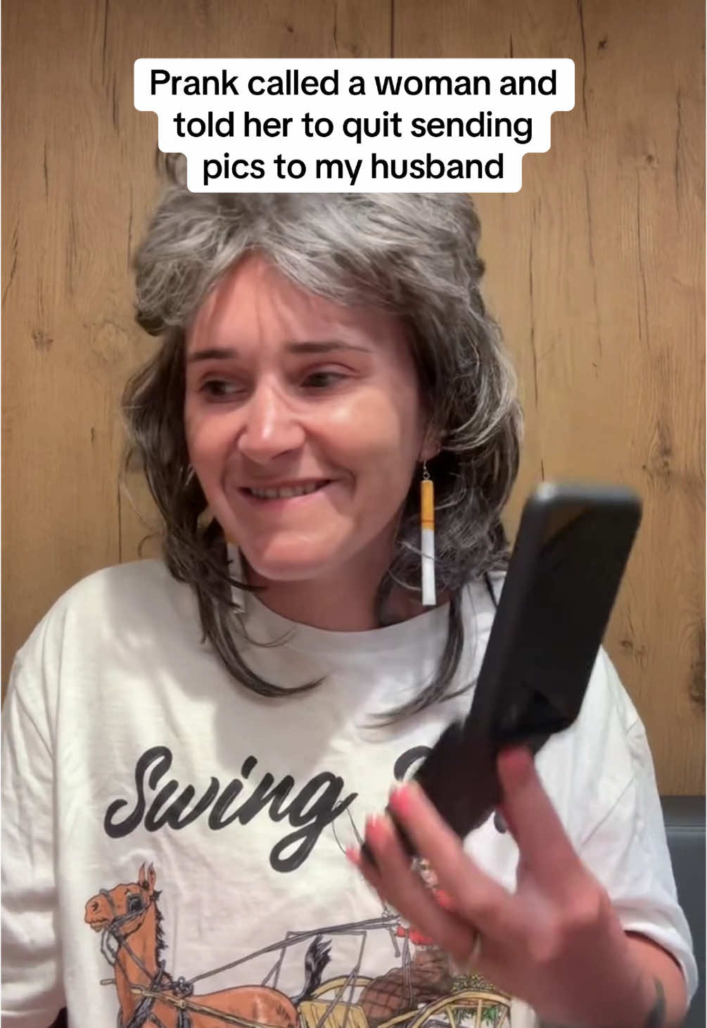 A post by @sarahsoda5 on TikTok caption: #fyp #prankcall #suedillon 