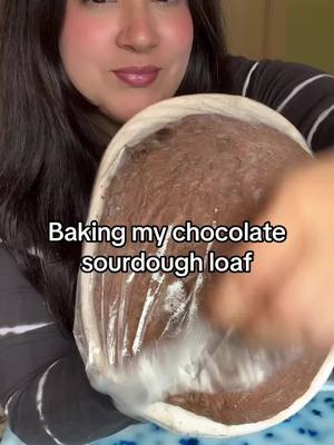 A post by @wheatculture on TikTok caption: Baking my chocolate sourdough loaf #sourdough #sourdoughstarter #sourdoughtiktok #sourdoughtok #sourdoughasmr #sourdoughcrunch #sourdoughclub #chocolatesourdough 
