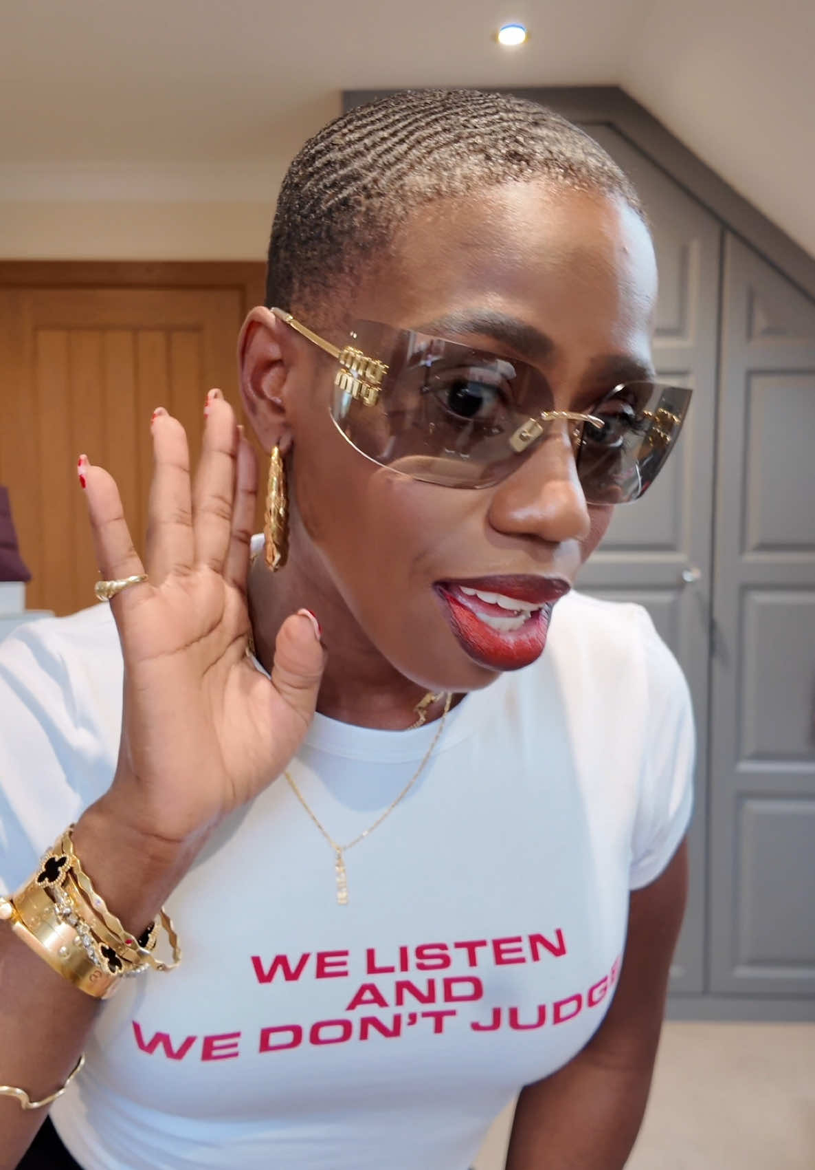 A post by @candicebrathwaite on TikTok caption: Just something basic, something light. ❤️ #candicebrathwaitewardrobe #candicebrathwaiteootd #candicebrathwaitestyle #candicebrathwaite 