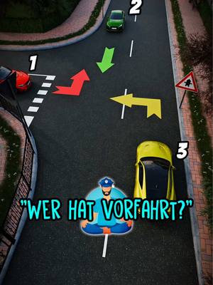 A post by @verkehrsguru_official on TikTok caption: Wer fährt wann? #theorieprüfung #lernen #tipps #fahrprüfung #theorie 