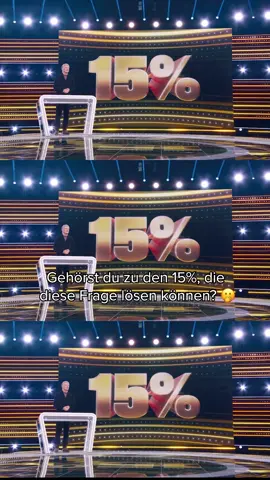 A post by @1prozentquiz on TikTok caption: Wer kommt drauf? 👀 👉 "Das 1% Quiz - Wie clever ist Deutschland?" - Donnerstag, 20:15 Uhr in SAT.1 oder kostenlos streamen auf Joyn. #das1prozentquiz #whattowatch