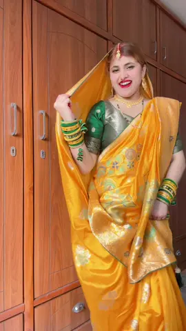 A post by @zhasamridhi on TikTok caption: Balam💛🫶🏻#samridhizha #vatsabitripuja #foryou 