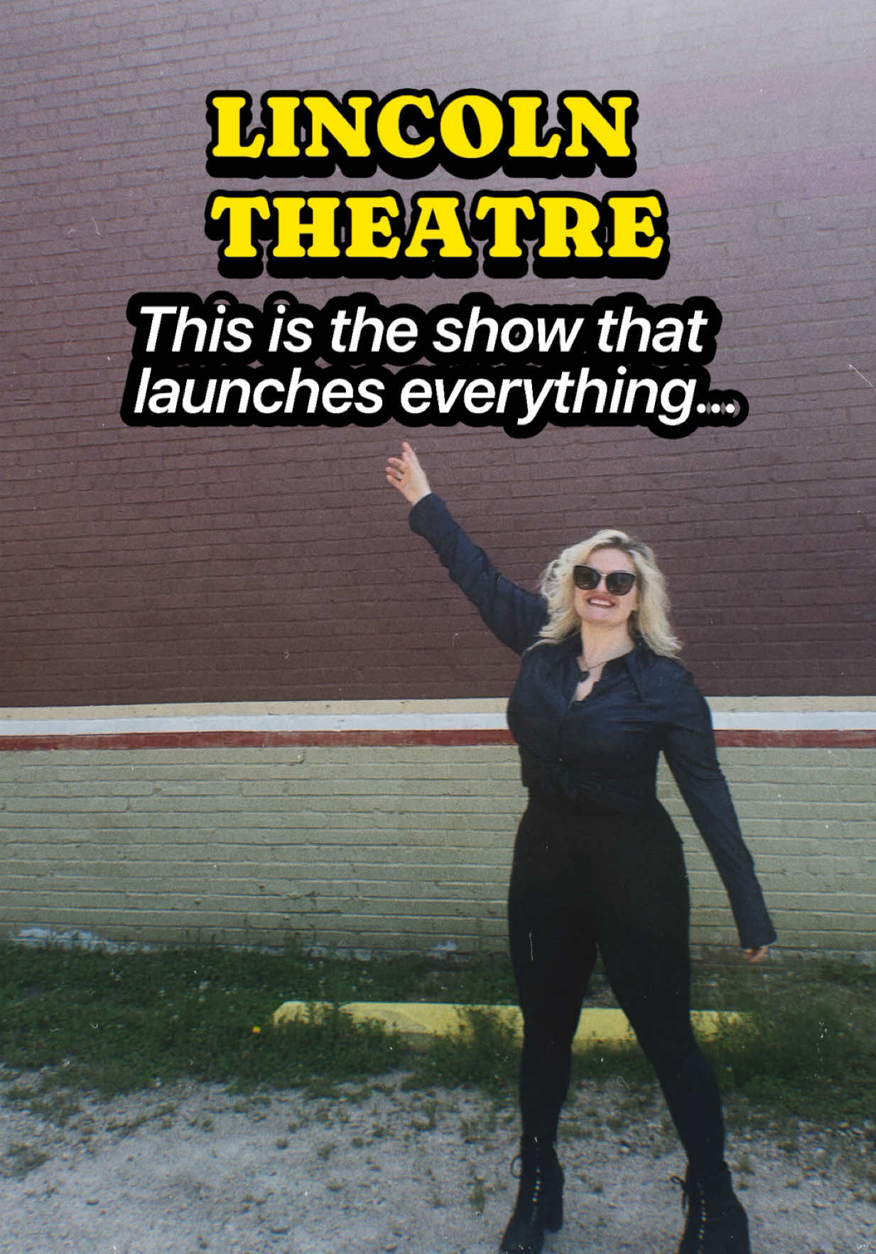 A post by @madgallica on TikTok caption: So much has led to this moment. I can’t wait to debut our new show at the iconic Lincoln Theatre in just a few weeks! Who is entering the Vortex with us? Poster design by Sarah Barker #madgallica #enterthevortex #debut #livemusic #raleigh #northcarolinamusic #rock #theatrical #lincolntheatre 