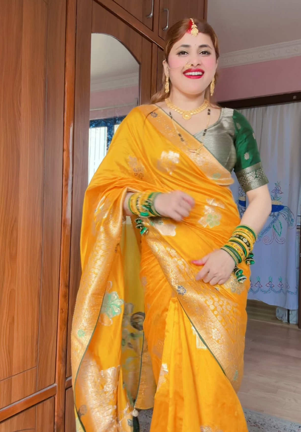 A post by @zhasamridhi on TikTok caption: Song💛🫶🏻#samridhizha #foryou 