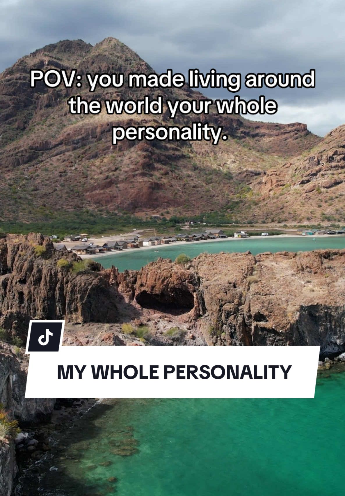 A post by @whereintheworldisnina on TikTok caption: My whole personality 🤪 JK! Kinda. I am pretty obsessed tho! In case you’re wondering how I live abroad: 1. There are more opps than you think to live abroad 2. And work abroad. 3. It’s actually cheaper than living in the US 😅 4. So I kept finding work that allowed me to live abroad and just continued! ➡️ Check out bio for everything you need to get abroad and stay abroad 😉😘  #movingabroad #moveabroad #leavetheusa #workandtravel #lifeabroad #liveabroad 