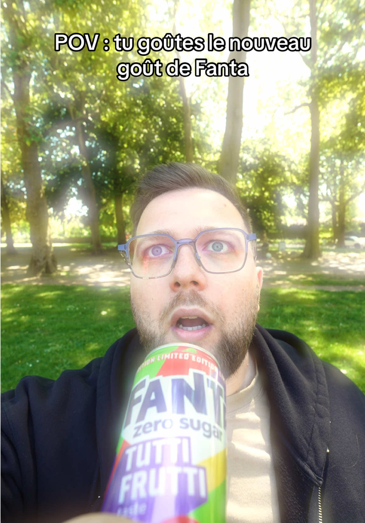 A post by @maliciadorable on TikTok caption: Publicité / L’effet que nous fait le nouveau goût de Fanta 🤭 @Fanta #WantaFanta #FantaZeroTuttiFrutti 