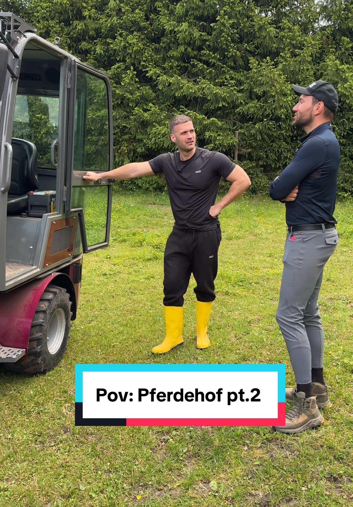 A post by @nico_spedicato on TikTok caption: Ich kann das alles nicht mehr @Patrick.Thomalla #comedy #pferde #hof #relatable 