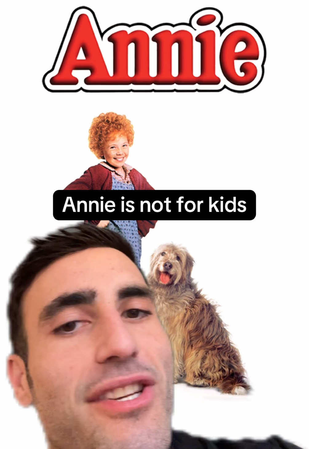 A post by @heartthrobert on TikTok caption: Miss Hannigan needs a cold shower. #annie #musical #80s #90s #90skid #90skids Annie the musical 1982 review 