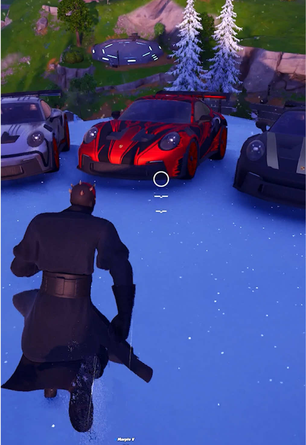 A post by @porsche on TikTok caption: When you get the whole squad back together. 🎉 📼@Fortnite Official 