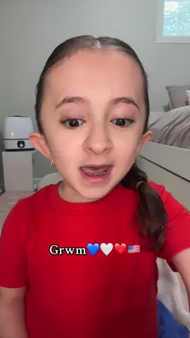 A post by @grwms.by.vitoria on TikTok caption: Grwm💙🤍❤️🇺🇸 #grwmsbyvitoria #osteogenesisperfecta #osteogenesisawareness #fyp #grwm #happymemorialday #memorialday 