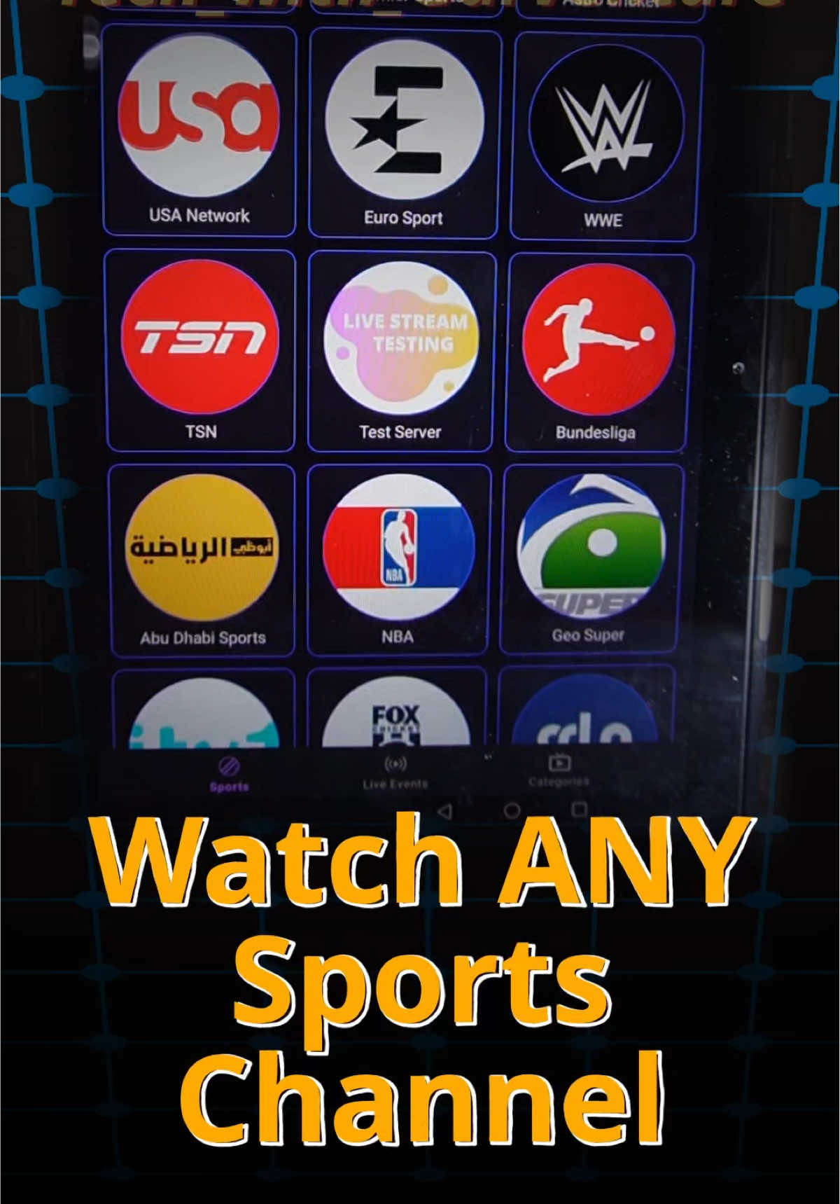 A post by @tech_with_gurventure on TikTok caption: All Sports in 1 app #android #app #sports #gurparmrakhra #gurventure #techwithgurventure 