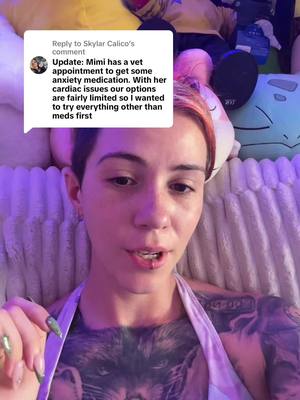 A post by @skylarcalico on TikTok caption: Replying to @Skylar Calico Mimi update!