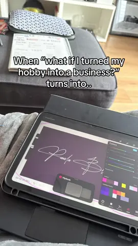 A post by @sadi_naz on TikTok caption: #letteringartist #creativecommunity #learnprocreate 